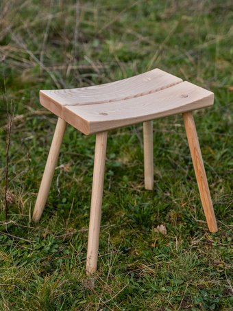 Image of Sylva Curved Stool