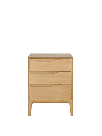Image of Rimini 3 Drawer Bedside Cabinet