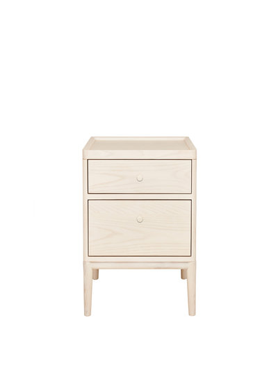 Image of Salina two drawer bedside cabinet
