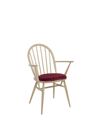Image of Upholstered Windsor Dining Armchair