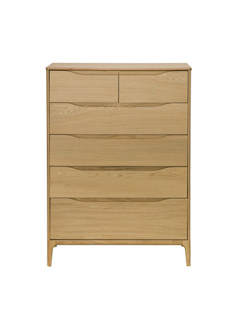 Image of Rimini 6 Drawer Tall Wide Chest
