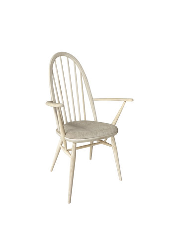 Image of Upholstered Quaker Dining Armchair